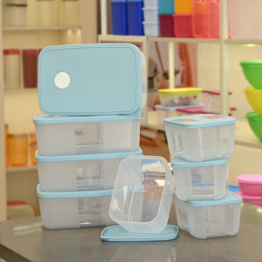 Freezer Container Set – Small 700ml; Medium 1.5L (Set of 4 Each)