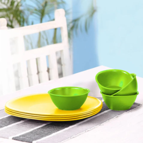 Legacy Dinnerware Set (Set of 4 Plates + 4 Bowls)